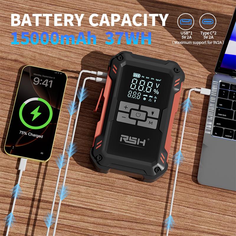 Ultra-Safe Jump Starter – Starts all 12V battery vehicles